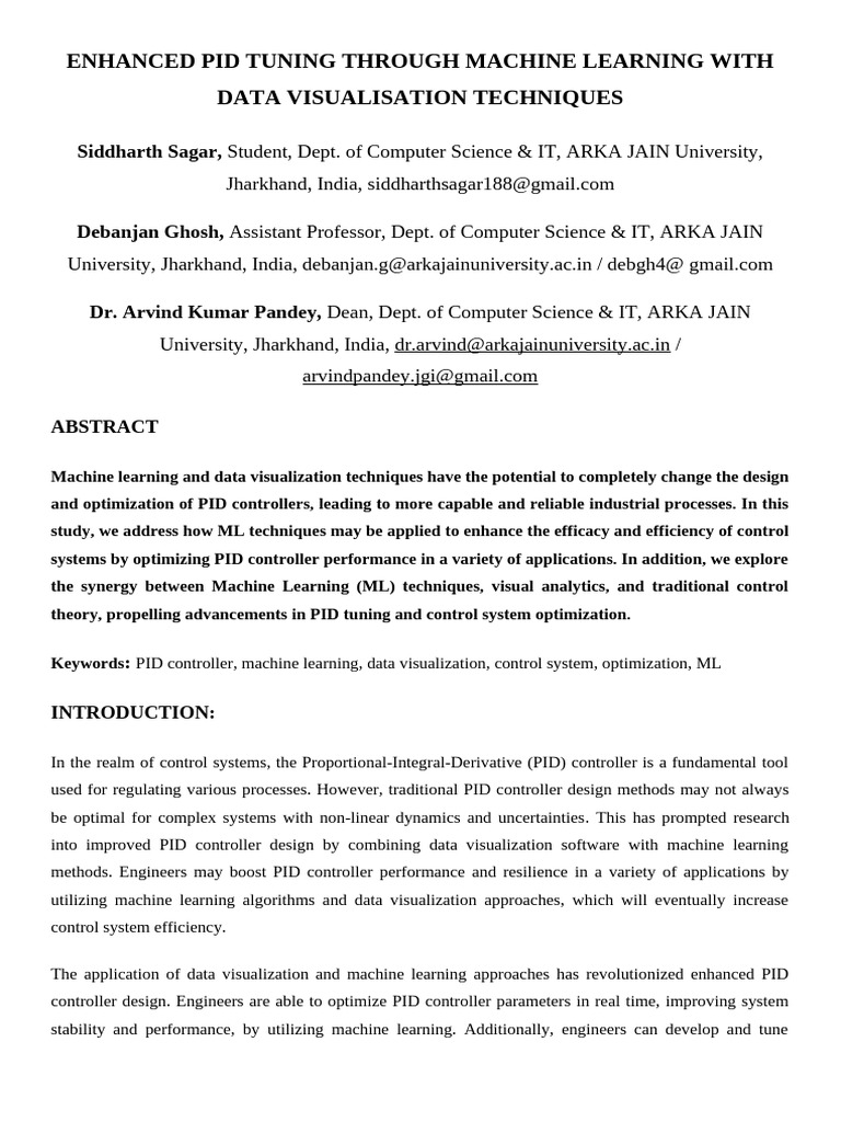 Enhanced PDI Tunning Through Ms and DV | PDF | Machine Learning ...