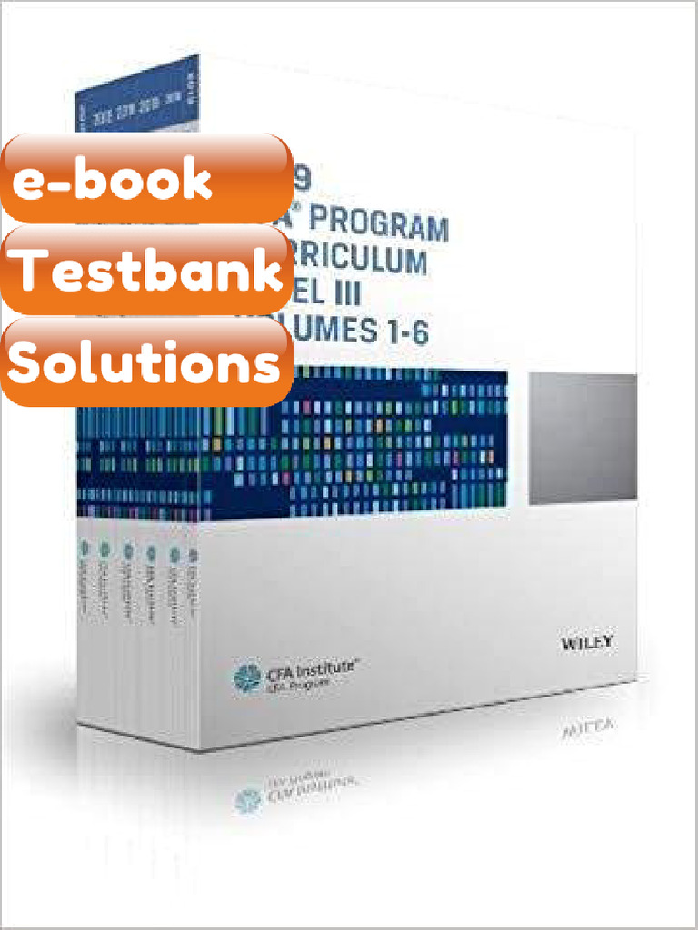 Testbank CFA Program Curriculum 2019 Level III Volumes 16 Box Set Fast ...