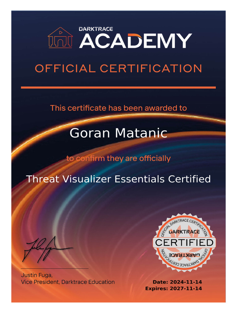Certification Exam - Threat Visualizer Essentials | PDF