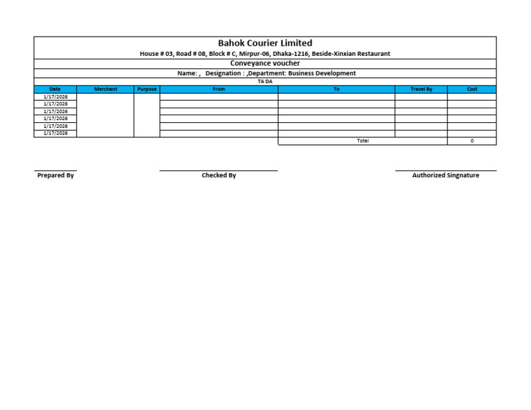 TA DA Format | PDF