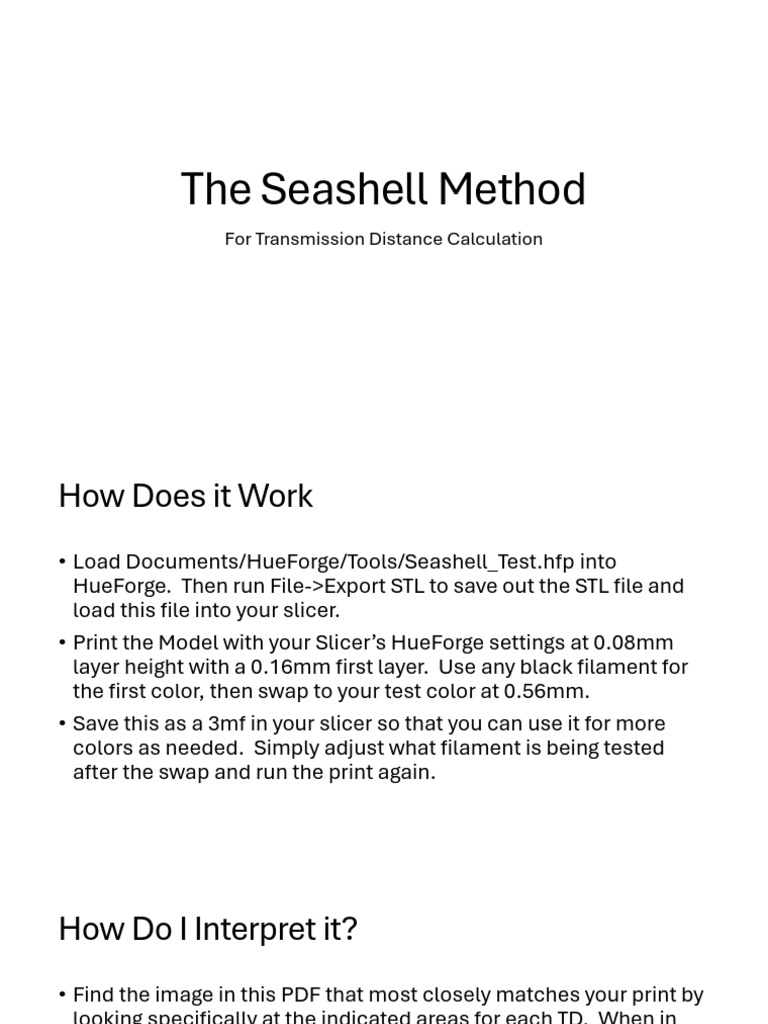 The Seashell Method | PDF | Imaging