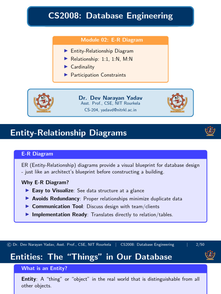 DBMS 2026 Mod 02 Er | PDF | Data Management | Software Engineering