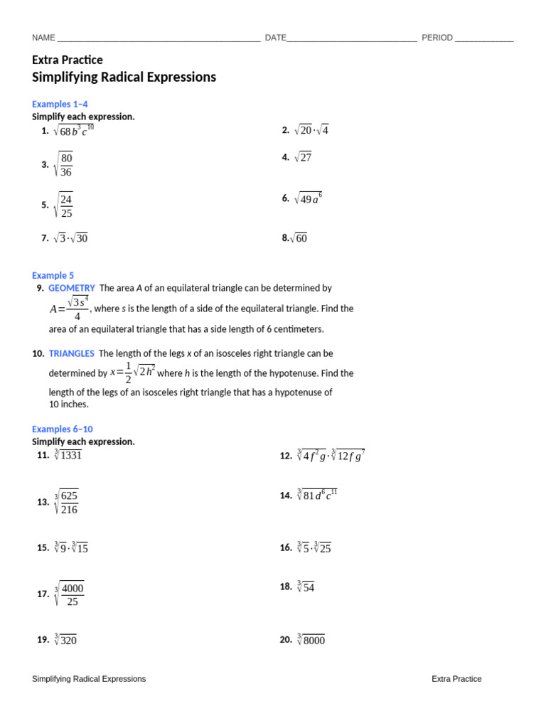 Extra Practice 8.5 | PDF