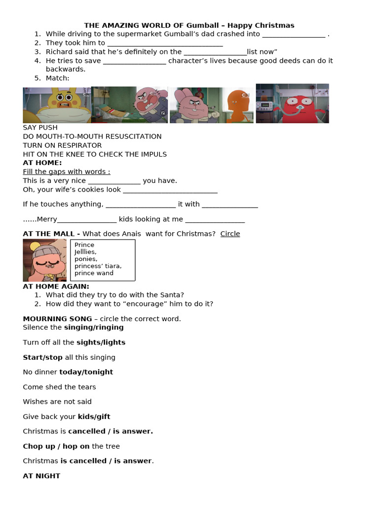 The Amazing World of Gumball | PDF