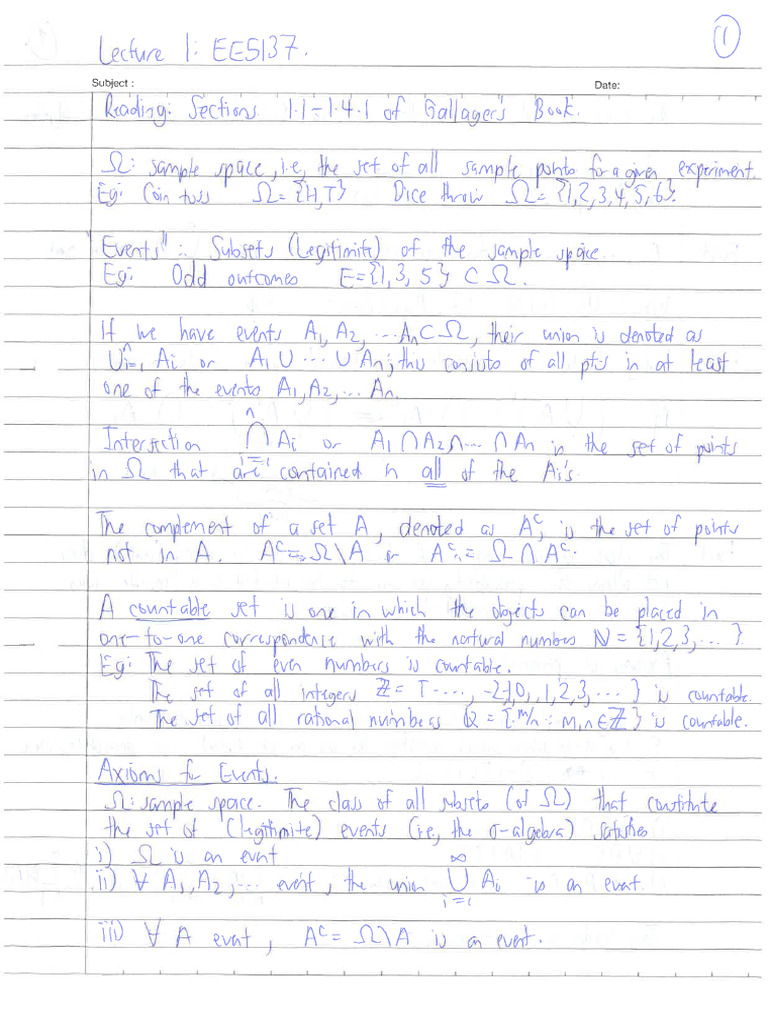 Lecture 1 | PDF
