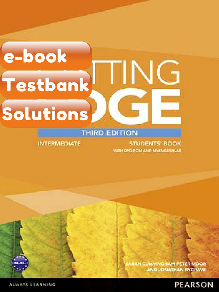 eBook & Testbank Cutting Edge Intermediate Students Book With DVD and ...