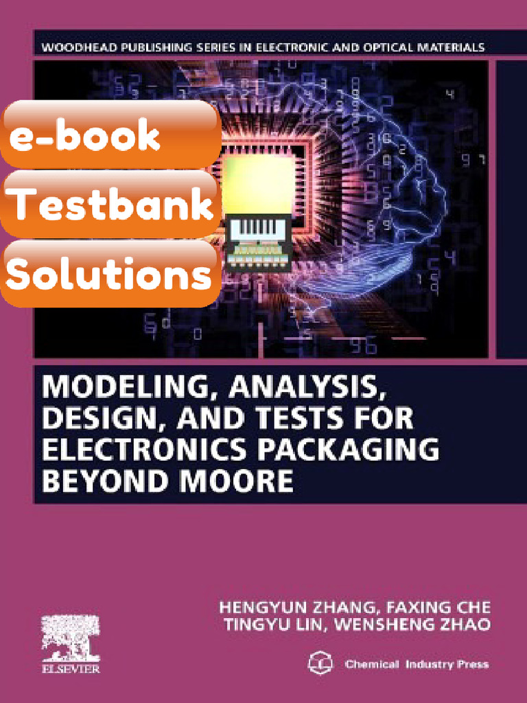 eBook & Testbank Modeling Analysis Design and Tests for Electronics ...