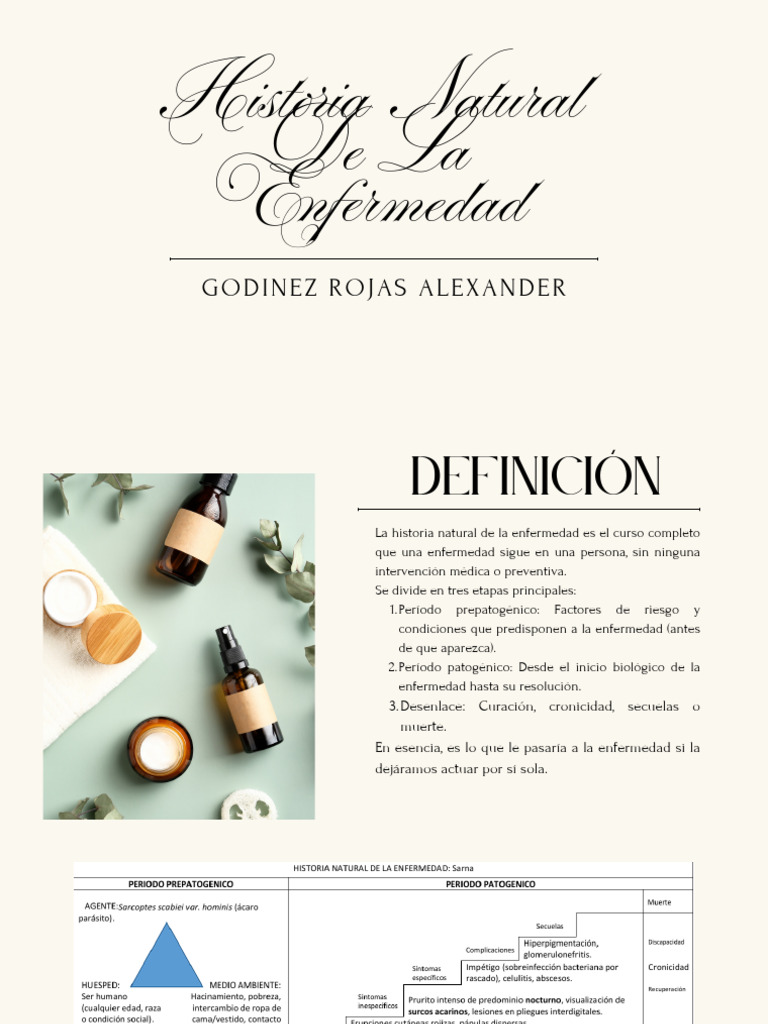 8 Godinez Rojas Alexander Historia Natural de La Enfermedad | PDF