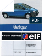 Manual Del Usuario/Propietario Renault Twingo 1997