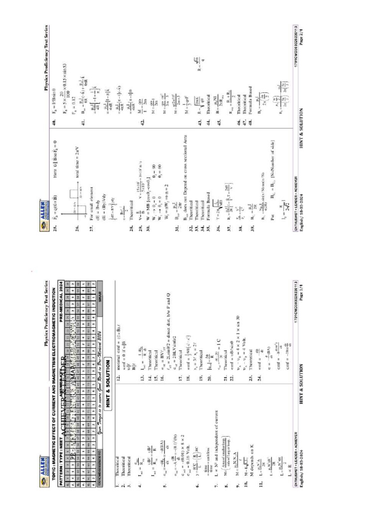 Answer Key | PDF