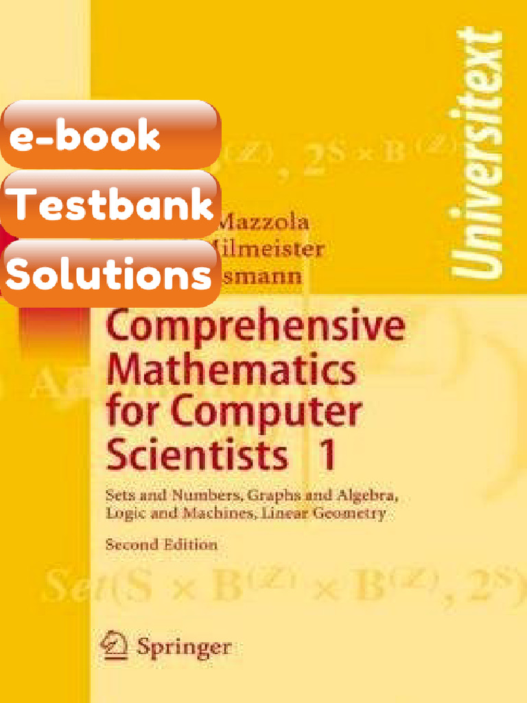 Testbank Comprehensive Mathematics For Computer Scientists Fast ...
