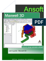 Ansoft Maxwell 3D v11 Userguide