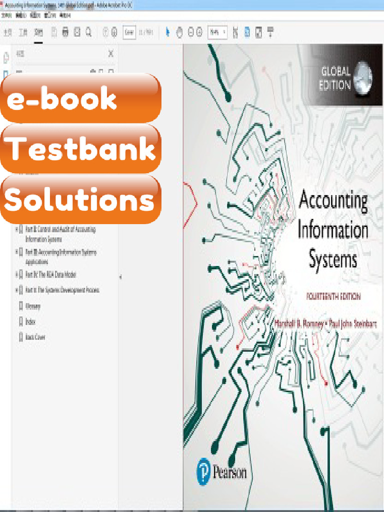 Testbank Accounting Information Systems 14th Global Edition Fast ...