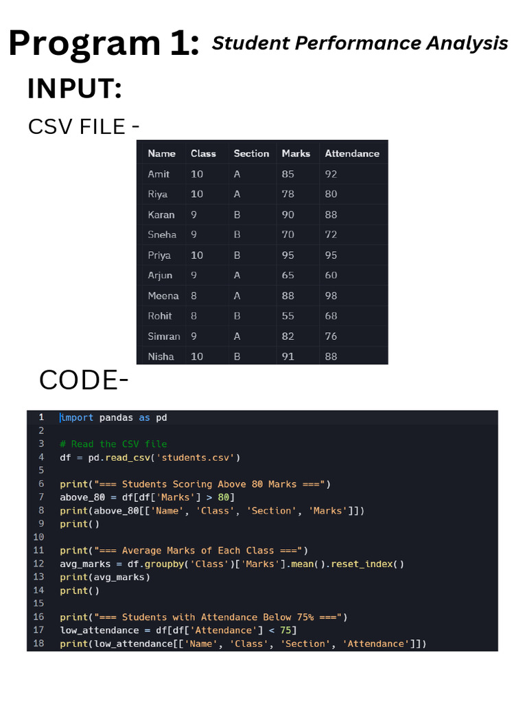 Program 1 | PDF