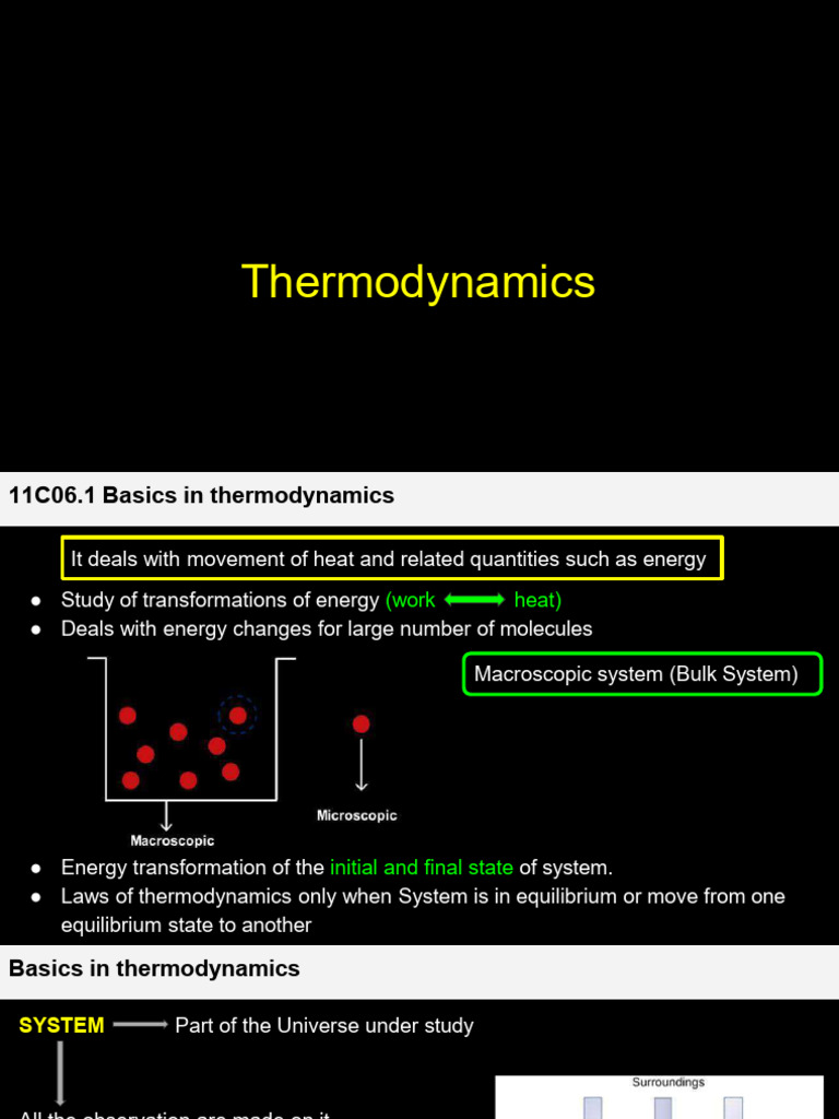 Thermodynamics Compressed | PDF | Solvation | Gibbs Free Energy