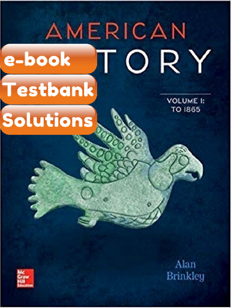 Testbank American History Connecting With the Past Vol 1 15th Edition ...