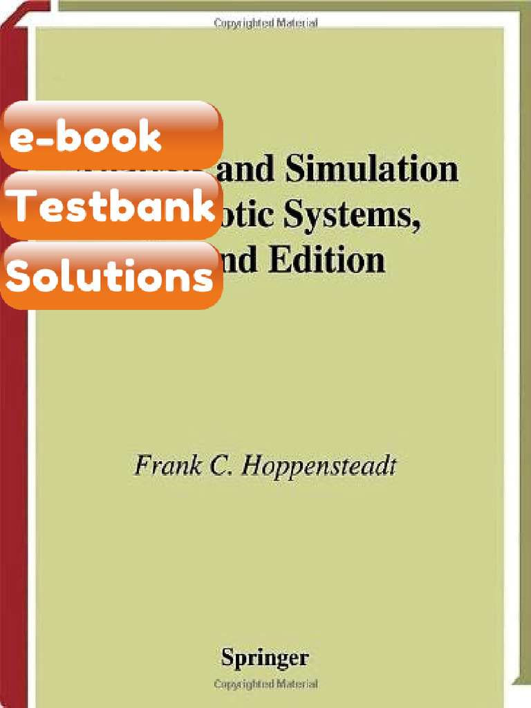 Testbank Analysis and Simulation of Chaotic Systems Fast Download | PDF ...