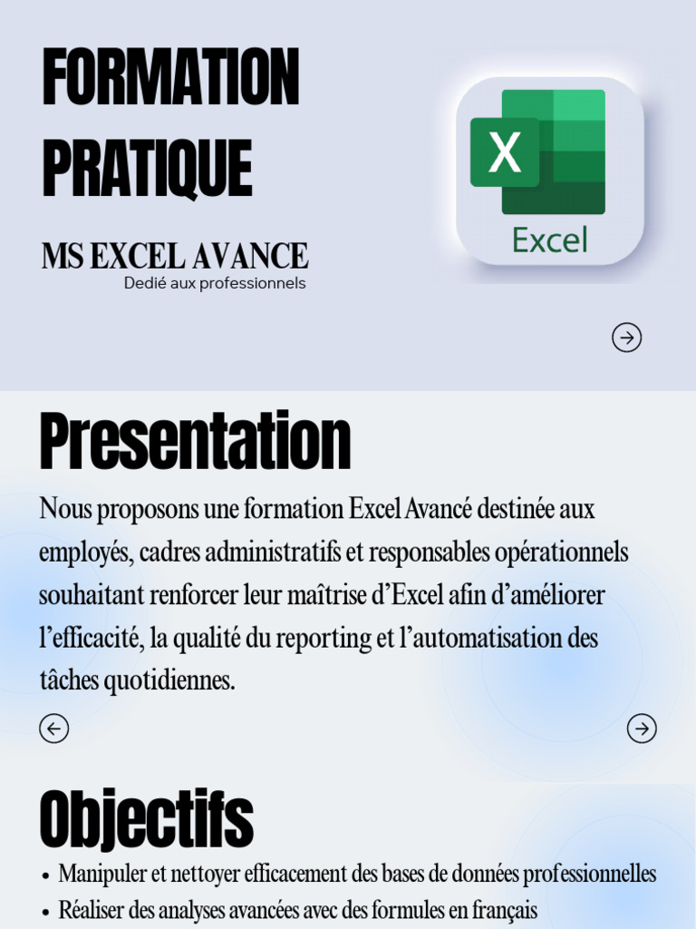 Formation Excel | PDF