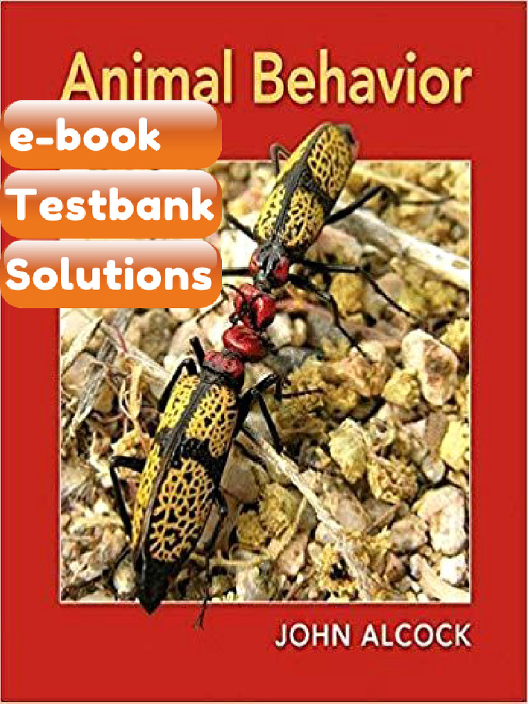 Testbank Animal Behavior An Evolutionary Approach 10th Edition Fast Download | PDF ...