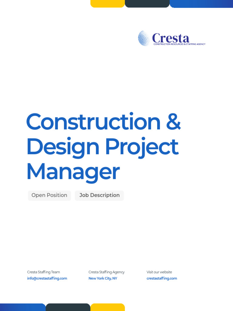 Construction & Design Project Manager (Candidate) | PDF | Project ...