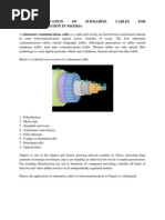 Application of Submarine Cables For Telecommunication in Nigeria 2