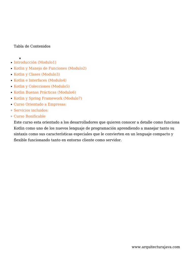 Curso Kotlin y Buenas Prácticas | PDF | Lenguaje de programación ...
