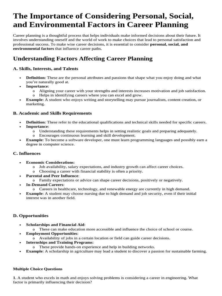 The Importance of Considering Personal | PDF | Motivation | Motivational