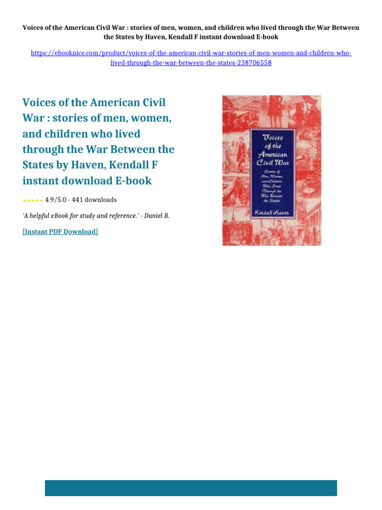 Voices of the American Civil War : stories of men, women, and children ...