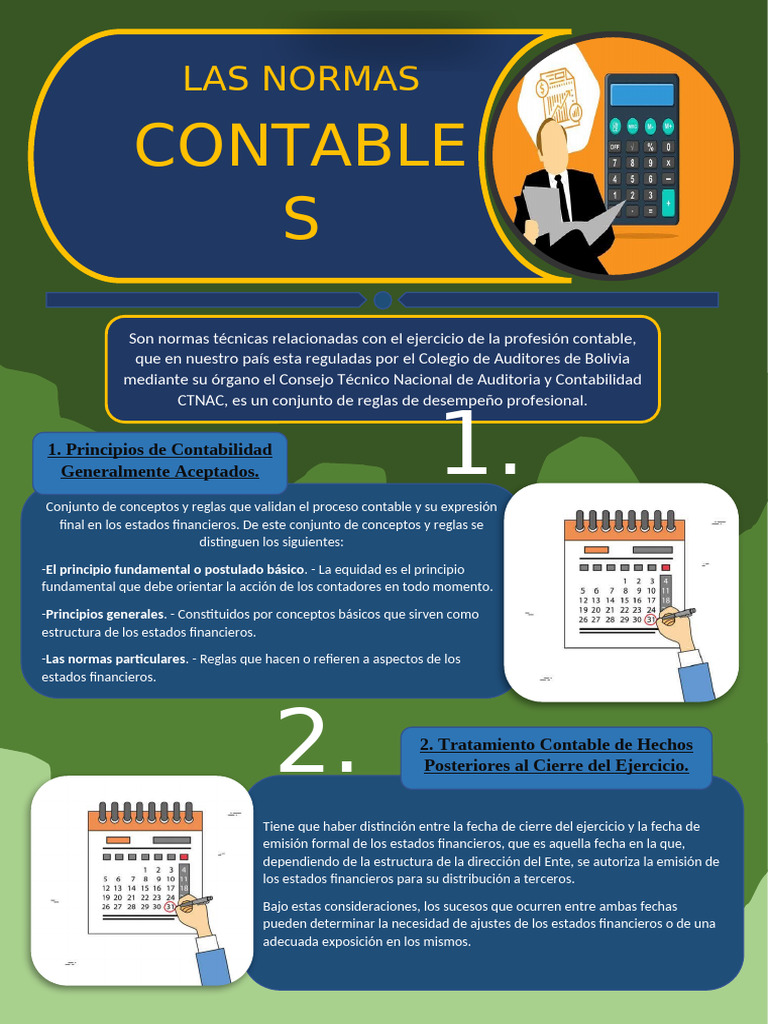 INFOGRAFIA NORMAS CONTABLES CORREGIDO | PDF | Estado financiero ...