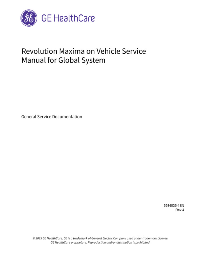 Revolution Maxima on Vehicle Service Manual for Global System_IM ...