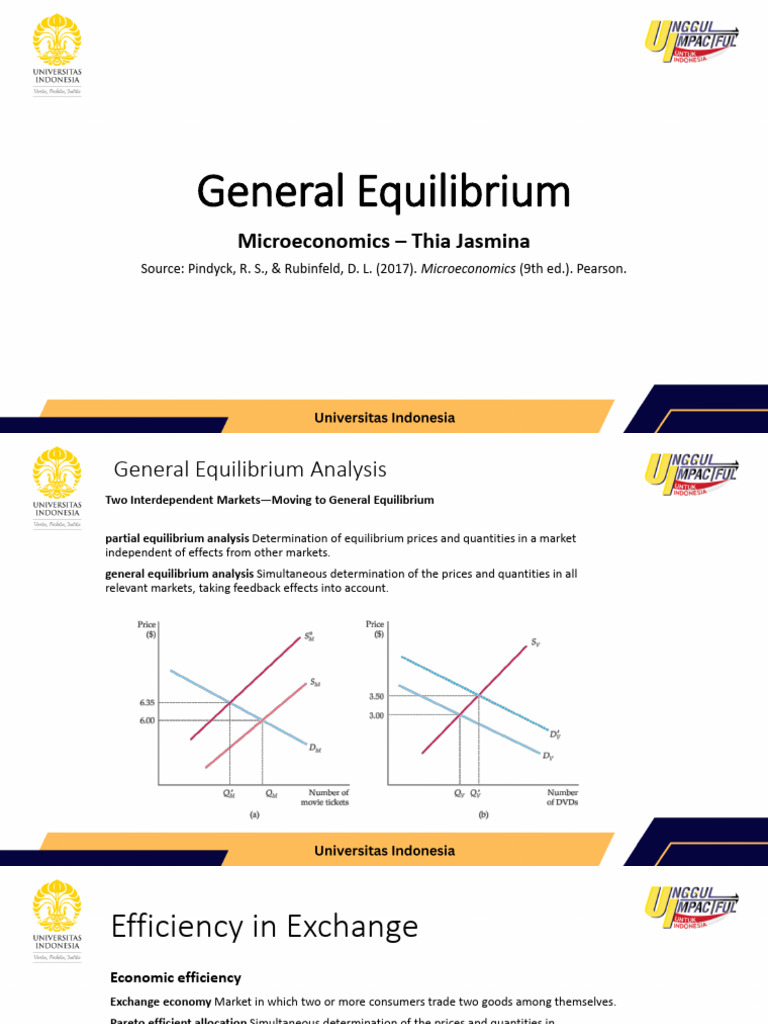 Micro - General Equilibrium | PDF | Welfare Economics | Business Economics