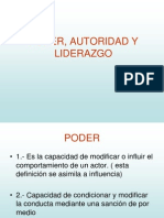 Poder, Autoridad y Liderazgo