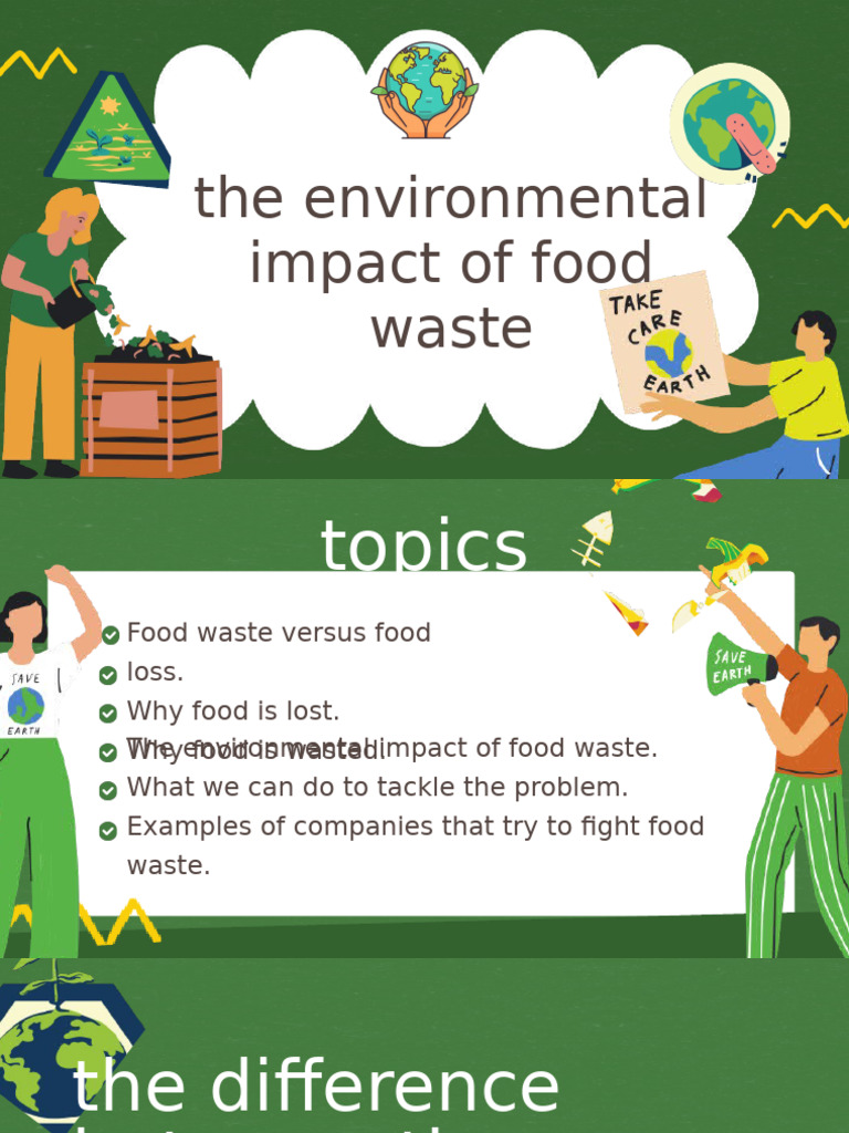 The Environmental Impact of Food Waste | PDF