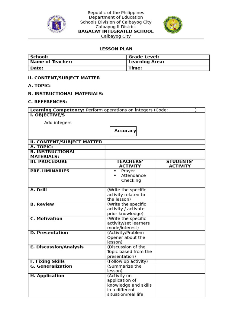 Enhanced Temp Lesson Plan | PDF | Lesson Plan | Intelligence