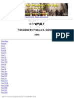 Beowulf: Translated by Francis B. Gummere