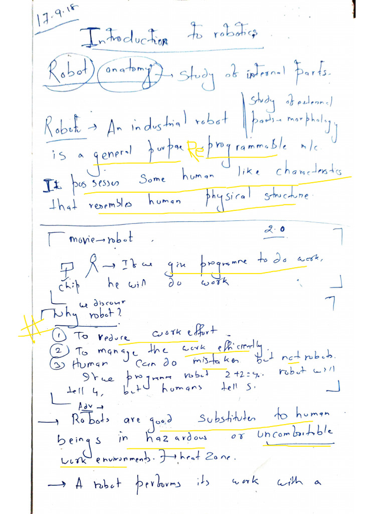 Common Robot Configurations | PDF