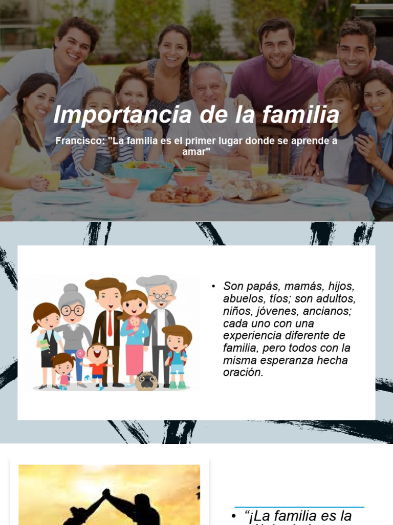 Importancia de La Familia | PDF | Amor | Papa Francisco