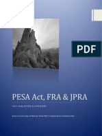 Basic Report On PESA Act and FRA