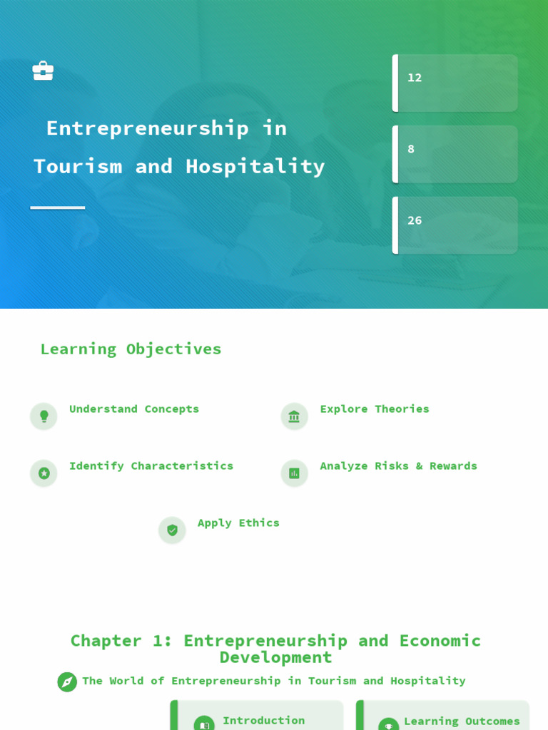 Chapter 1 Entrepreneurship and Economic Development in Tourism and ...