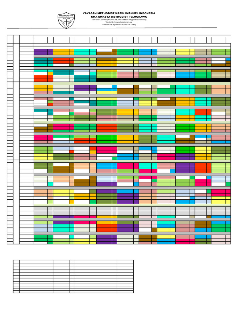 Roster Mata Pelajaran Sma Revisi New Semester Genap 2026 | PDF