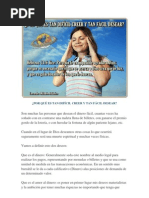 Por Qué Es Tan Difícil Creer y Tan