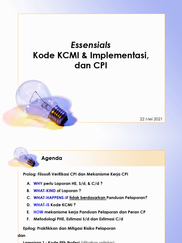 22may2021 Esensi Kode KCMI | PDF