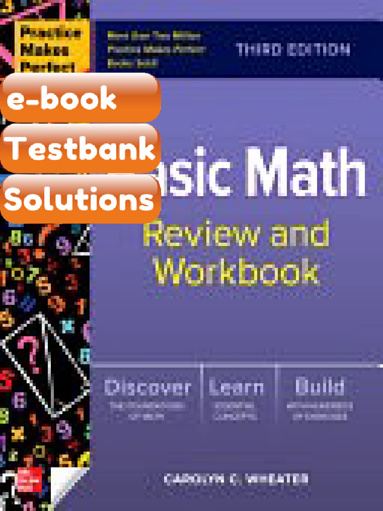Testbank Practice Makes Perfect Basic Math Review and Workbook 3rd ...
