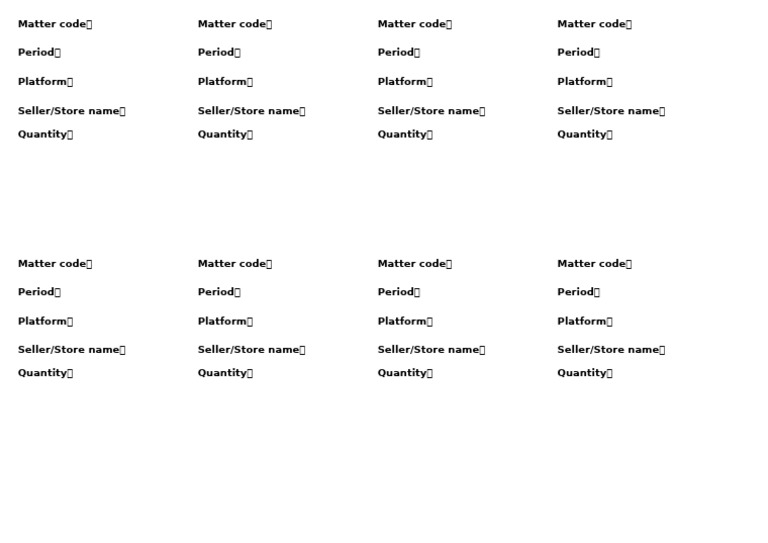 Labeling Template 2026 | PDF