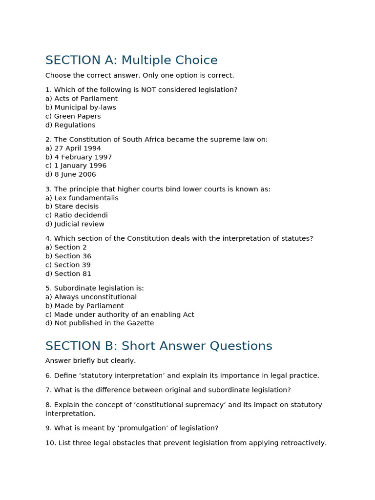 Practice Questions | PDF