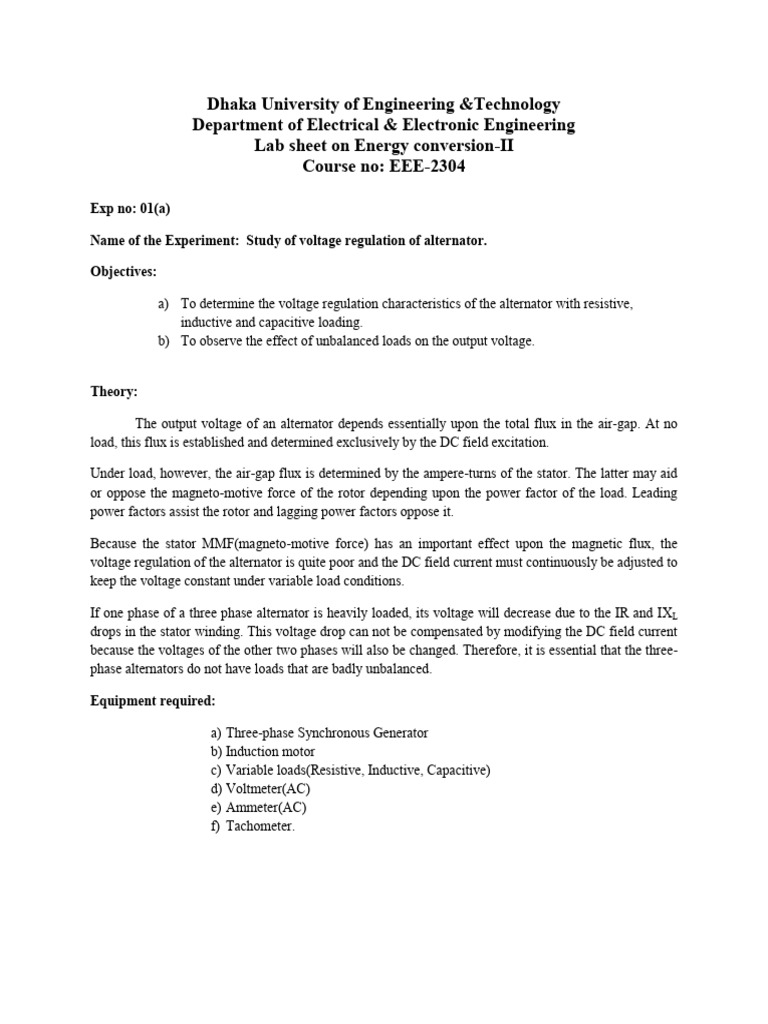Eee 2304 2 | PDF | Electric Motor | Capacitor
