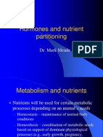 Hormones and Nutrient Partitioning