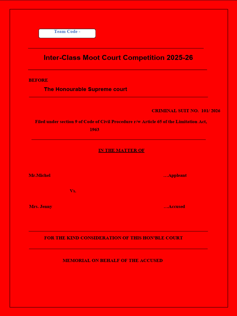Respondent Ishrat Inter Clg Memorial | PDF | Insanity Defense | Burden ...