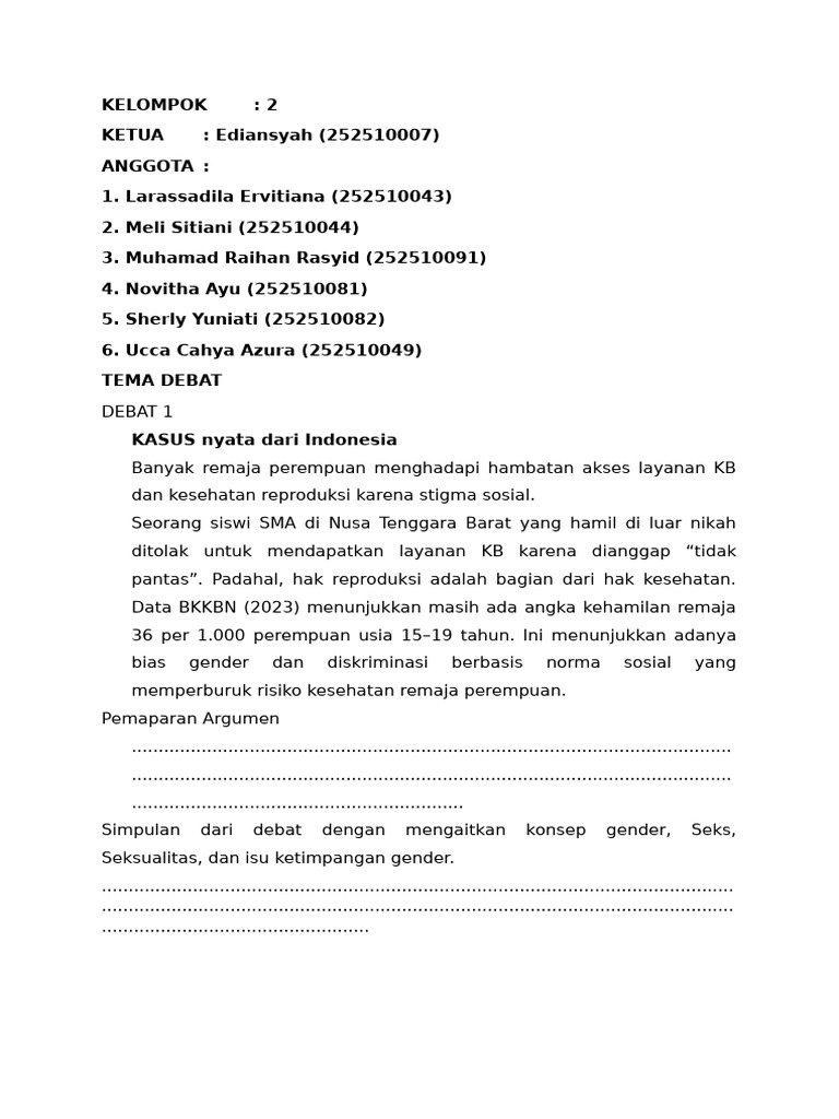 Refleksi Pekan Ke 2 | PDF