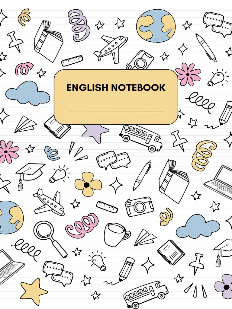 Notebook de apuntes English Elementary | PDF